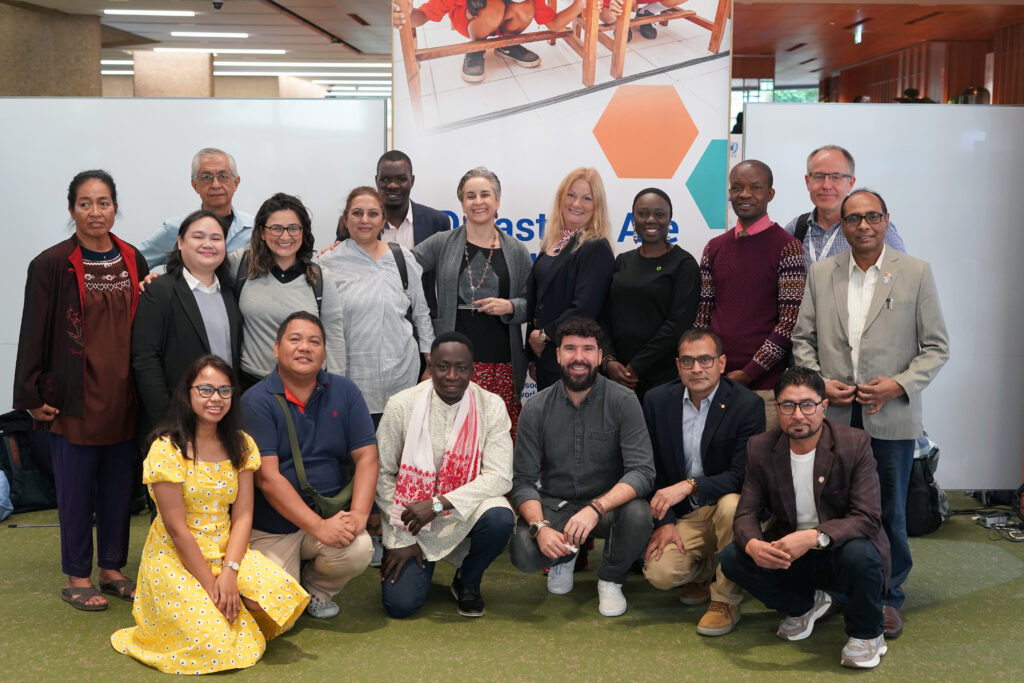 GNDR members and secretariat staff at the Global Platform for Disaster Risk Reduction 2025